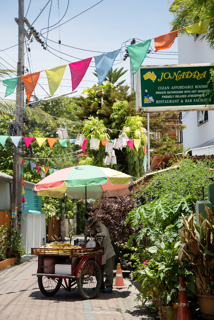 Ruelle de Chiang Mai, Thailande. 