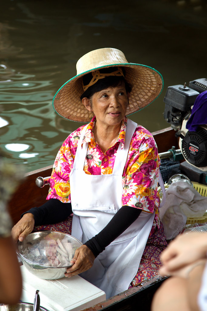 Portrait au floating Market